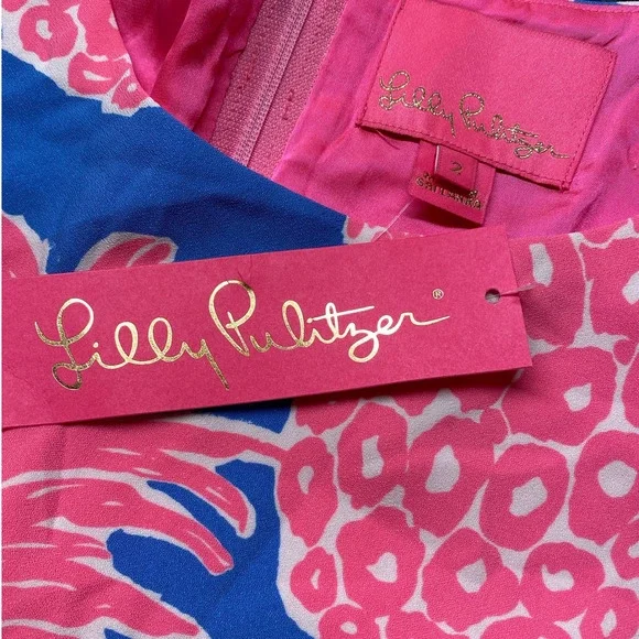 Lilly Pulitzer Blanca‎ Stretch Romper Dress Shift Little Flamenco Pineapp… - Picture 11 of 14